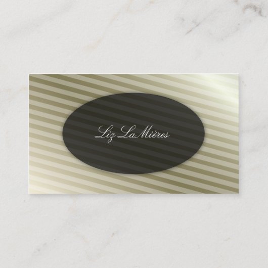 PixDezines中型ストライプ+フォフェイクイル 名刺 (裏面)
