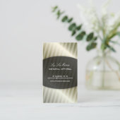 PixDezines中型ストライプ+フォフェイクイル 名刺 (スタンド正面)