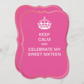 PixDezines保 calm/Sweet 16 招待状 (正面/裏面)