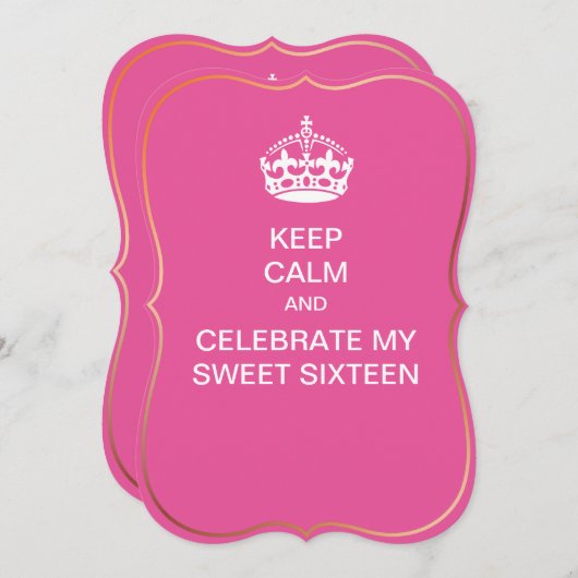PixDezines保 calm/Sweet 16 招待状 (正面/裏面)