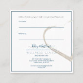 PixDezines共有ザラブシフェイクルバー、DIYカラー スクエア名刺 (裏面)