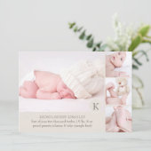 PixDezines写真テンプレートの生成のアナウンス 案内状 (スタンド正面)