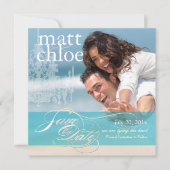 PixDezines写真日付、DIY救カスタム色 セーブザデート (正面)