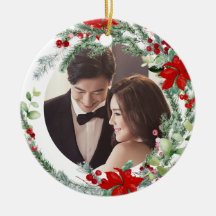 PixDezines冬のリース、初めてのクリスマス