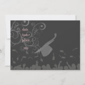 PixDezines卒業写真/キャップ+ガウン 招待状 (裏面)