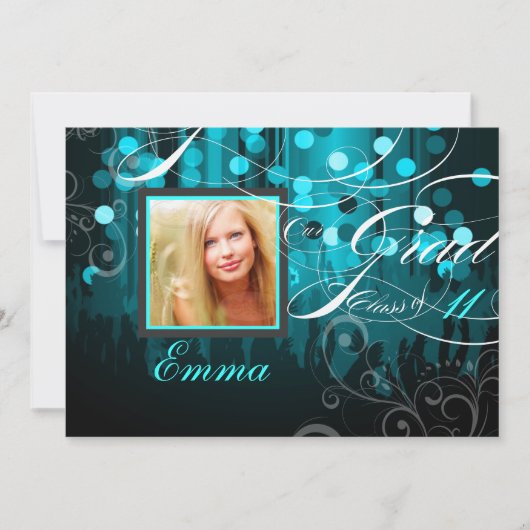 PixDezines卒業/ダンスホール 招待状 (正面)