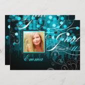 PixDezines卒業/ダンスホール 招待状 (正面/裏面)