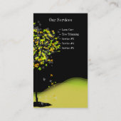 PixDezines名刺/ランドスキャッパーツリートリマー 名刺 (裏面)