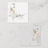 PixDezines夏の終わりワイルドフラワーノートカード ノートカード (正面/裏面)