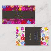 PixDezines夏の開花、BusinessCard 名刺 (正面/裏面)