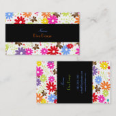 PixDezines夏の開花、BusinessCard 名刺 (正面/裏面)