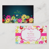 PixDezines夏の開花、BusinessCard 名刺 (正面/裏面)