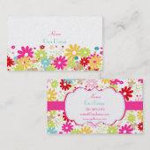 PixDezines夏の開花、BusinessCard 名刺 (正面/裏面)