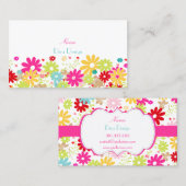 PixDezines夏開花、BusinessCard 名刺 (正面/裏面)
