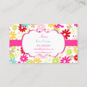 PixDezines夏開花、BusinessCard 名刺 (裏面)