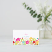 PixDezines夏開花、BusinessCard 名刺 (スタンド正面)