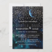 PixDezines夜空/星夜 招待状 (裏面)