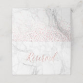 PixDezines大理石フェイクバラ金ゴールド予約カード プレイスカード (外部開封)