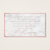 PixDezines大理石+バラフェイク金ゴールドスクリプト/Gift (裏面)