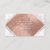 PixDezines大理石+バラ金箔 名刺 (裏面)