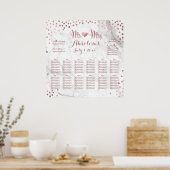 PixDezines大理石/フェイクバラ金ゴールドのスペック/座席 ポスター (キッチン)