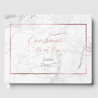 PixDezines大理石+フェイクバラ金ゴールド ゲストブック