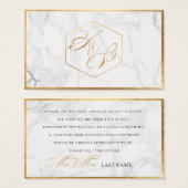 PixDezines大理石+フェイク金ゴールドスエレガントクリプト/Gift (正面&裏面)