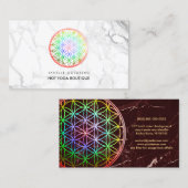 PixDezines大理石/生き花/フェイク箔 名刺 (正面/裏面)