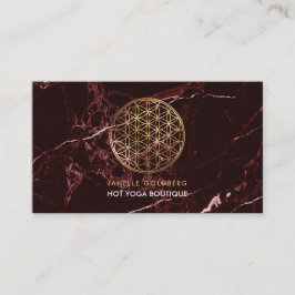 PixDezines大理石/生き花/フェイク金ゴールド 名刺