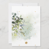 PixDezines婚約パーティブルーガムユーカリ 招待状 (裏面)