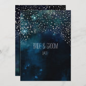 PixDezines宇宙/NASA/スターリー·ナイト 招待状 (正面/裏面)