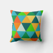 PixDezines幾何学的/ネオンカラー クッション (裏面)