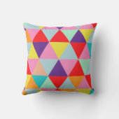 PixDezines幾何学的/ネオンカラー クッション (裏面)