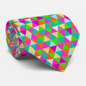 PixDezines幾何学的/調節可能な三角形 ネクタイ (ロール)