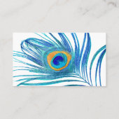 PixDezines座席表/ピーコックフェザー プレイスカード (裏面)