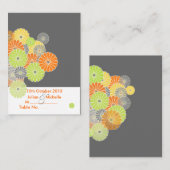 PixDezines座席表、Kiku/Chubby名刺) プレイスカード (正面/裏面)