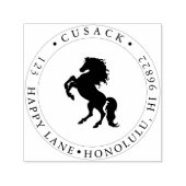 PixDezines後脚の馬 セルフインキングスタンプ (デザイン)