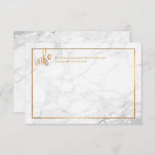 PixDezines情報カード/MARBLE+フェイク GOLDI エンクロージャーカード (正面/裏面)