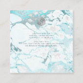 PixDezines披露宴シルバーハニカムバー(ユダヤ教の)バル・ミツバー エンクロージャーカード (裏面)