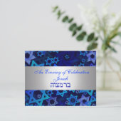 PixDezines披露宴スモダンター/ディービー背景色 招待状 (スタンド正面)