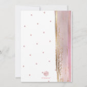 PixDezines抽象芸術タリモダンットバルミツワーバラ 招待状 (裏面)