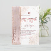 PixDezines抽象芸術タリモダンットバルミツワー 招待状 (スタンド正面)