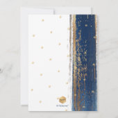 PixDezines抽象芸術タリモダンットバー(ユダヤ教の)バル・ミツバーインヴィ 招待状 (裏面)