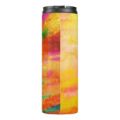 PixDezines抽象芸術/フェイク金ゴールド タンブラー (裏面)