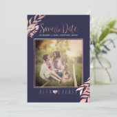 PixDezines救の日/フェイクバラ金ゴールドの葉 招待状 (スタンド正面)