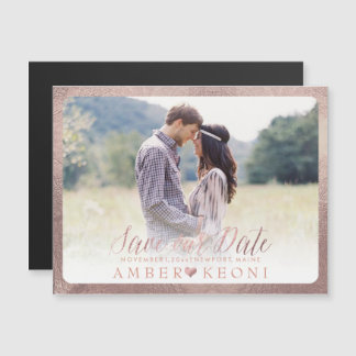 PixDezines救日/フェイクバラ金ゴールド マグネット招待状