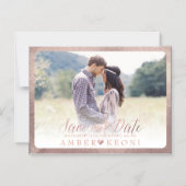 PixDezines救日/フェイクバラ金ゴールド マグネット招待状 (正面)