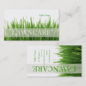 PixDezines新鮮な芝生/ガーデナー/DIYフォント 名刺 (正面/裏面)