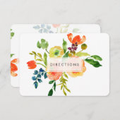 PixDezines方向フローラ(ユダヤ教の)バル・ミツバー/DIY背景 エンクロージャーカード (正面/裏面)