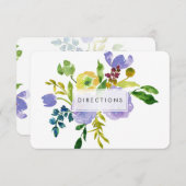 PixDezines方向フローラ(ユダヤ教の)バル・ミツバー/DIY背景 エンクロージャーカード (正面/裏面)